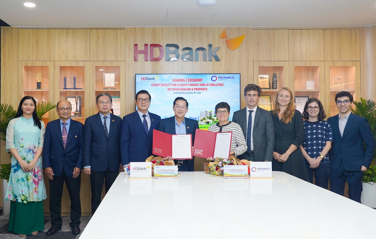 Proparco nâng mức tài trợ HDBank lên 100 triệu USD củng cố mục tiêu phát triển